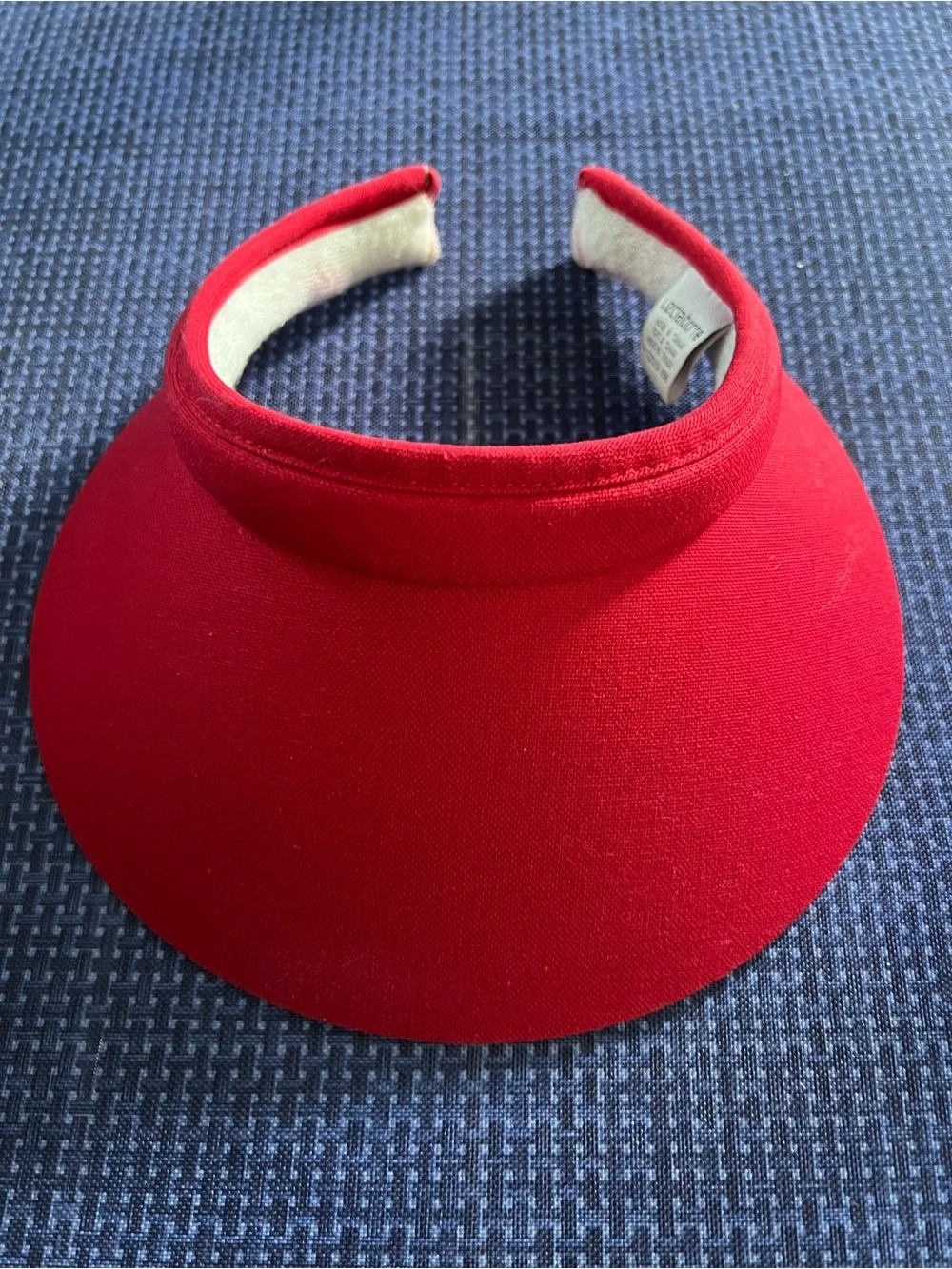 Liz Claiborne Red and Cream Headband